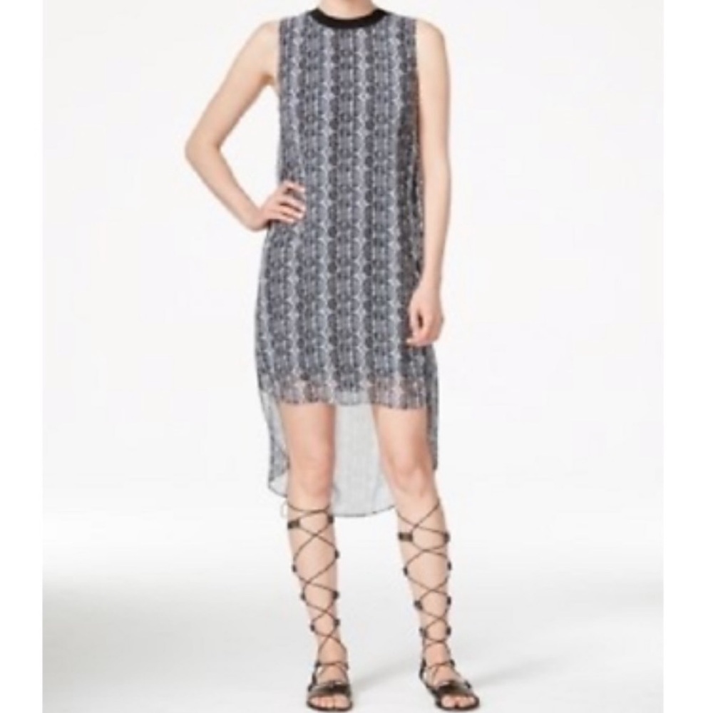 RACHEL Rachel Roy Petra Snake Print High-Low Shift Dress Size Medium